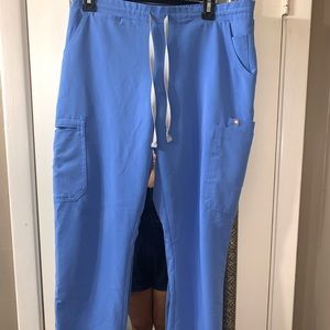 Figs scrub pants ceil blue
